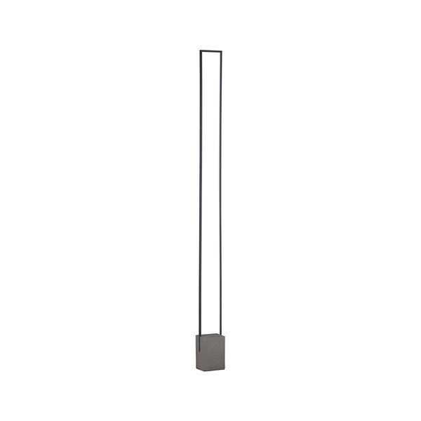 Černá LED stojací lampa (výška 161 cm) Lithos – Nova Luce