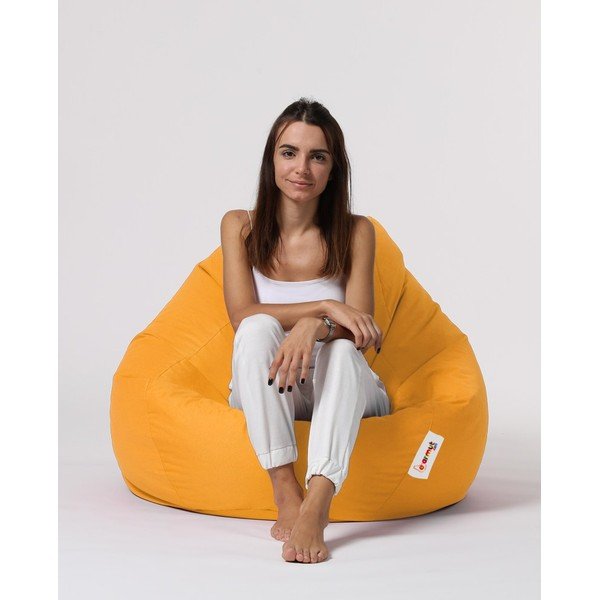Žlutý zahradní sedací vak Premium XXL – Floriane Garden-image-1