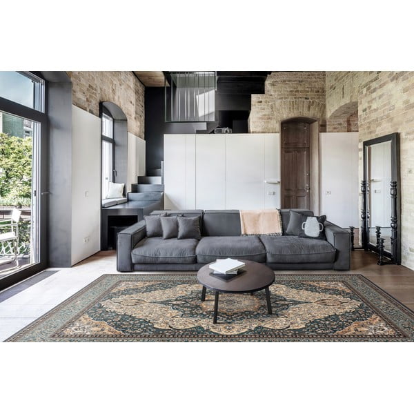 Zelený vlněný koberec 200x300 cm Charlotte – Agnella-image-1