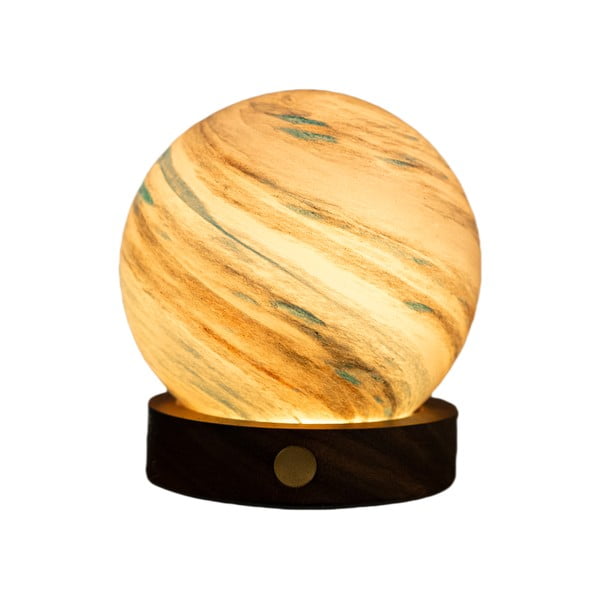 Hnědá/v tmavě přírodní barvě světelná dekorace na USB ø 8 cm Polar Cloud – Gingko