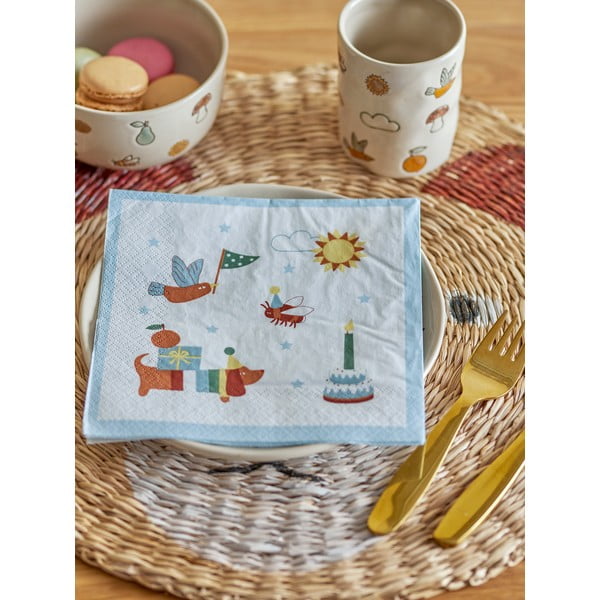 Papírové ubrousky v sadě 20 ks Charlie – Bloomingville Mini-image-2