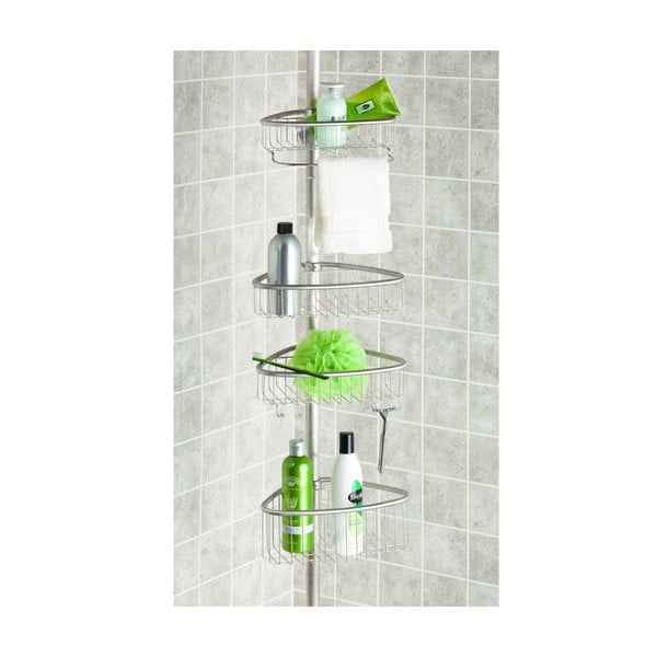 Nastavitelný stojan do koupelny z nerezové oceli iDesign Forma-image-4