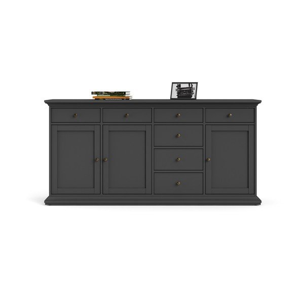 Šedá nízká komoda 189x92 cm Paris – Tvilum-image-3