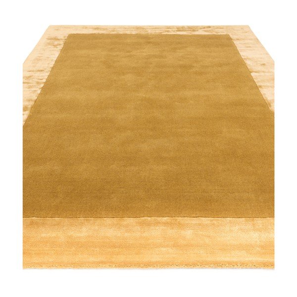 Okrově žlutý ručně tkaný koberec s příměsí vlny 160x230 cm Ascot – Asiatic Carpets-image-1