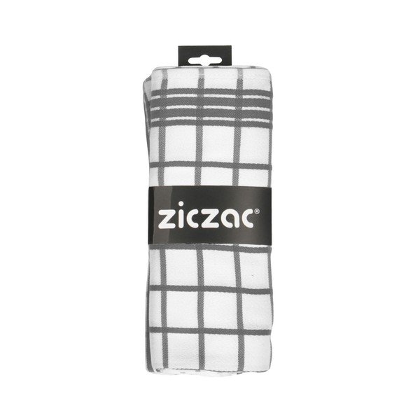 Bílo-šedá kuchyňská utěrka ZicZac Professional