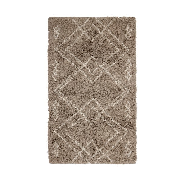 Hnědý koberec 150x90 cm Edea - Bloomingville