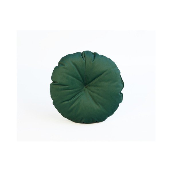 Zelený polštář z mikrovlákna Surdic Redondo, ø 45 cm
