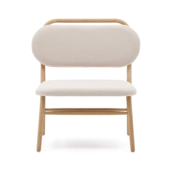 Béžové žinylkové křeslo Helda – Kave Home-image-2