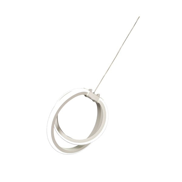 Bílé kovové LED závěsné svítidlo ø 25 cm Sezen – Squid Lighting-image-3