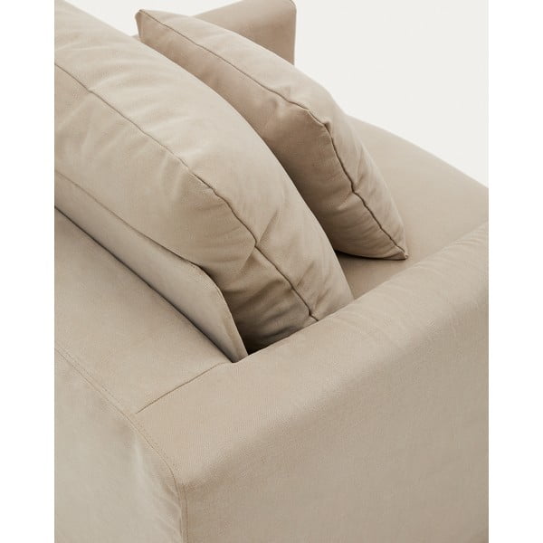 Béžový potah na křeslo 92 cm Nora – Kave Home-image-1