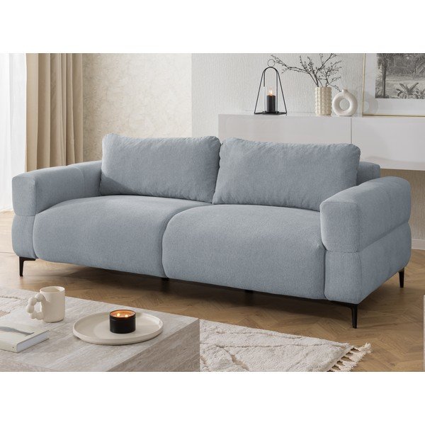 Šedomodrá pohovka 217 cm Helio – Ropez-image-1