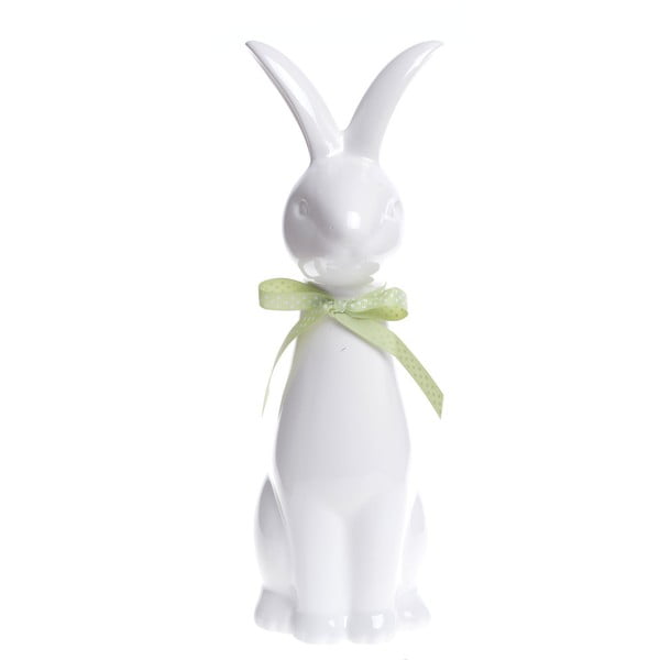 Bílá keramická dekorativní soška Ewax Rabbit