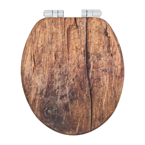 Záchodové prkénko s automatickým zavíráním 37 x 43 cm Rustic – Wenko