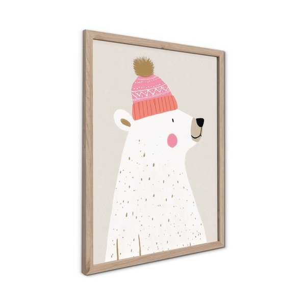 Dětský obrázek 30x40 cm White Bear – Styler-image-4