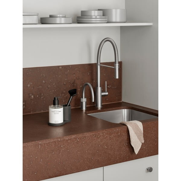 Černý kameninový stojan na mycí prostředky Piro – Blomus-image-1