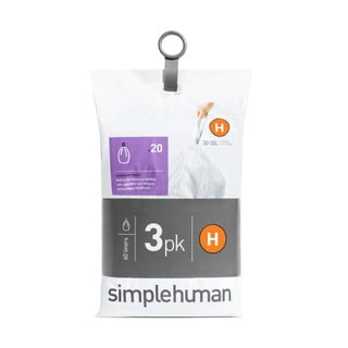 Pytle na odpadky 60 ks 35 l H - simplehuman