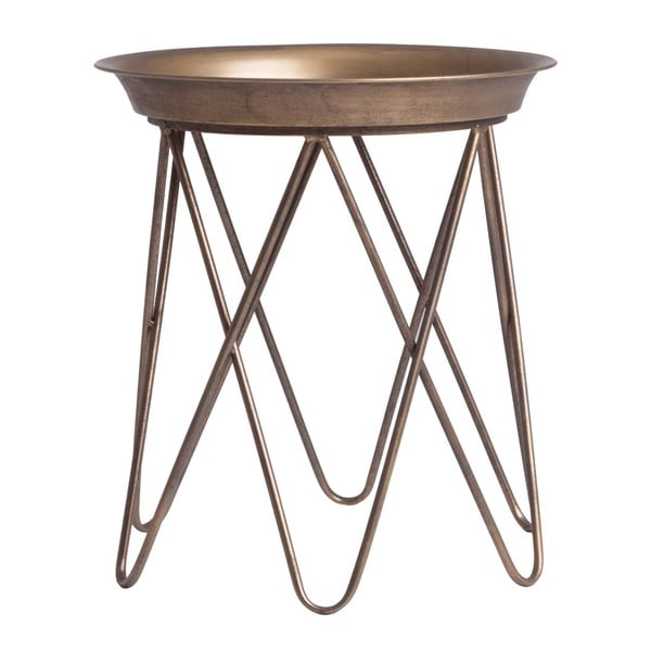 Odkládací stolek ze železa Last Deco Bamberg, ø 38 cm
