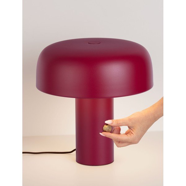 Vínová kovová LED stmívatelná stolní lampa (výška 31 cm) Noelia – Nova Luce-image-1