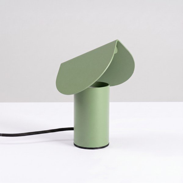 Šalvějově zelená hliníková LED stolní lampa (výška 15 cm) BISCUIT – Thoro-image-4