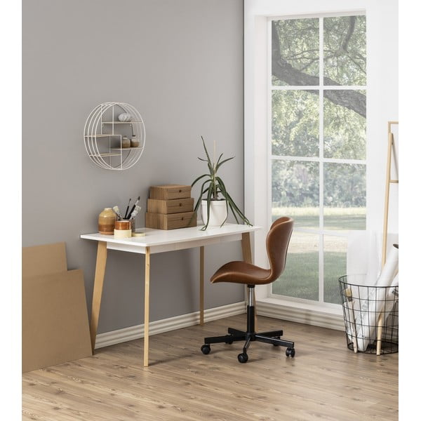 Koňakové hnědá kancelářská židle Actona Batilda-image-1