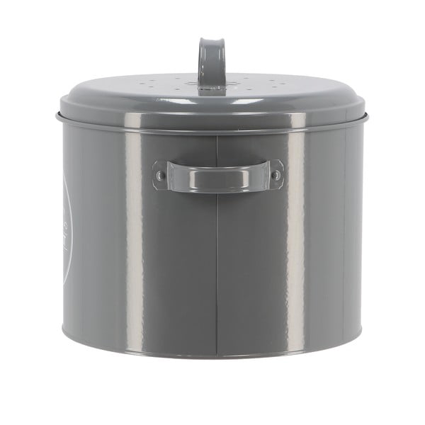 Šedá nádoba na kompostovatelný odpad 6,3 l Secret Du Potager – Esschert Design-image-3