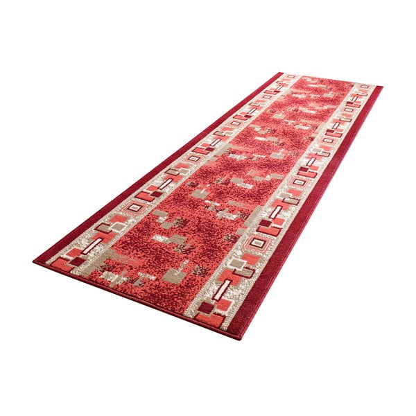 Červený koberec běhoun 250x80 cm Cube - Hanse Home-image-2
