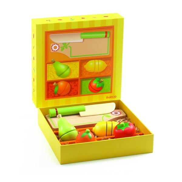 Dětský set na krájení ovoce Djeco Fruit-image-2