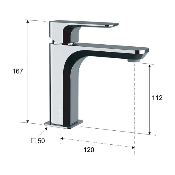 Stojánková umyvadlová baterie ve zlaté barvě Spy – Sapho-image-3