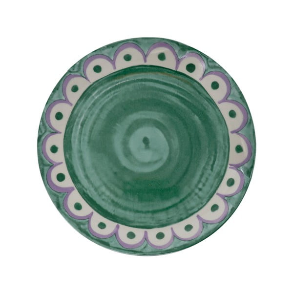 Zelené porcelánové talíře v sadě 6 ks ø 27 cm Tangeri green – Villa Altachiara