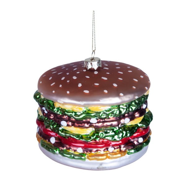 Vánoční závěsná ozdoba ze skla Butlers Hamburger