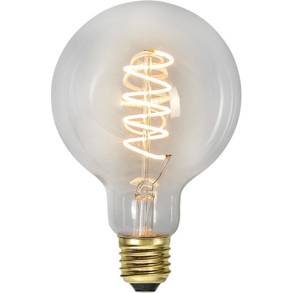 Teplá LED stmívatelná filamentová žárovka E27, 4 W Spiral Filament – Star Trading-image-3