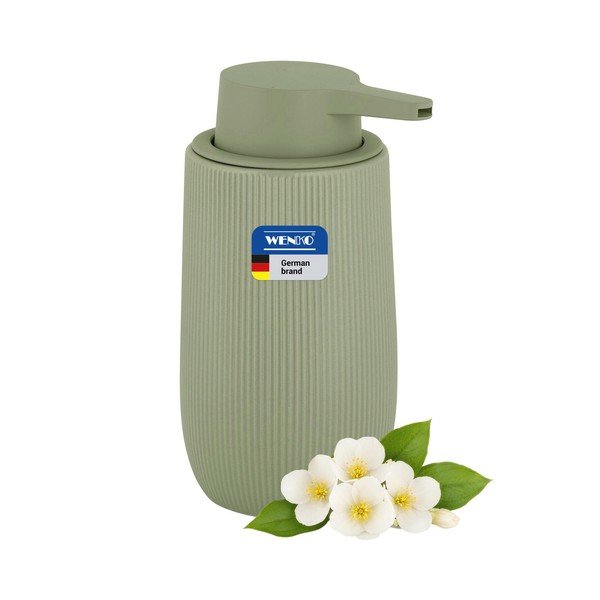 Zelený plastový dávkovač mýdla 400 ml Fablo – Wenko-image-3