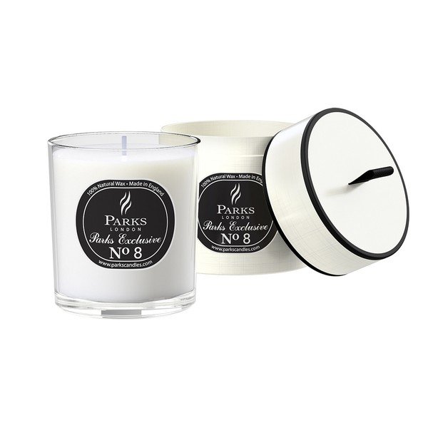 Svíčka s vůní dřeva a pačuli Parks Candles London Exclusive Feu De Bois, 50 hodin hoření-image-1