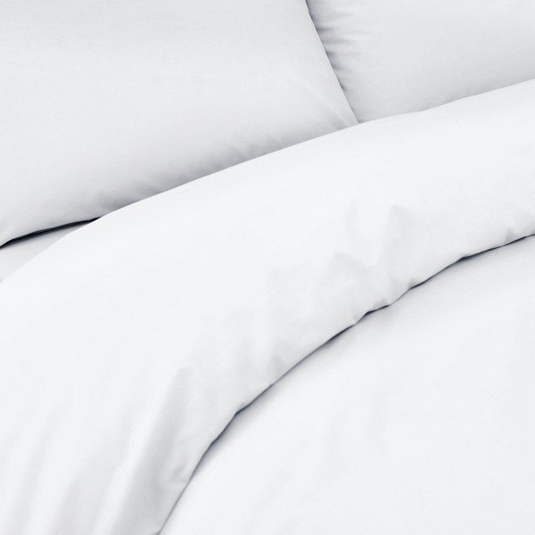 Bílé povlečení z organické bavlny Bianca Organic, 200 x 200 cm-image-2