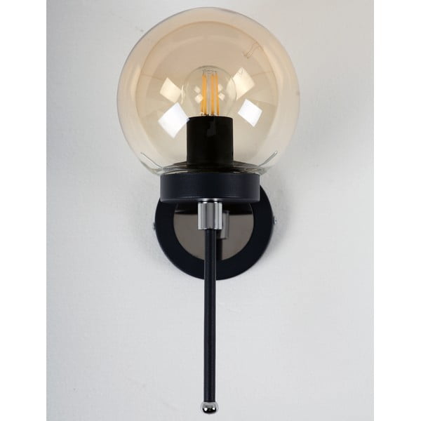 Okrově žluto-černé nástěnné svítidlo ø 15 cm Tokyo – Squid Lighting