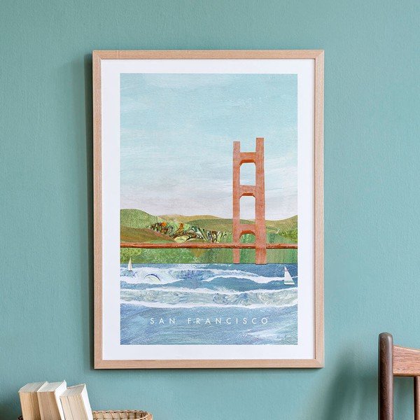Plakát Travelposter San Francisco II, 30 x 40 cm-image-2