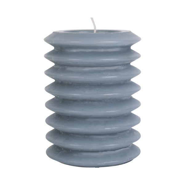 Modrá svíčka PT LIVING Layered, výška 10 cm