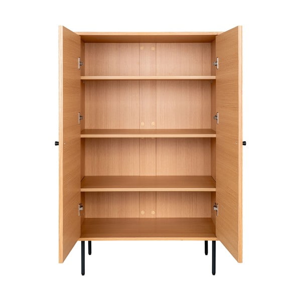 Skříňka v dekoru dubu v přírodní barvě 80x130 cm Kyoto – House Nordic-image-3