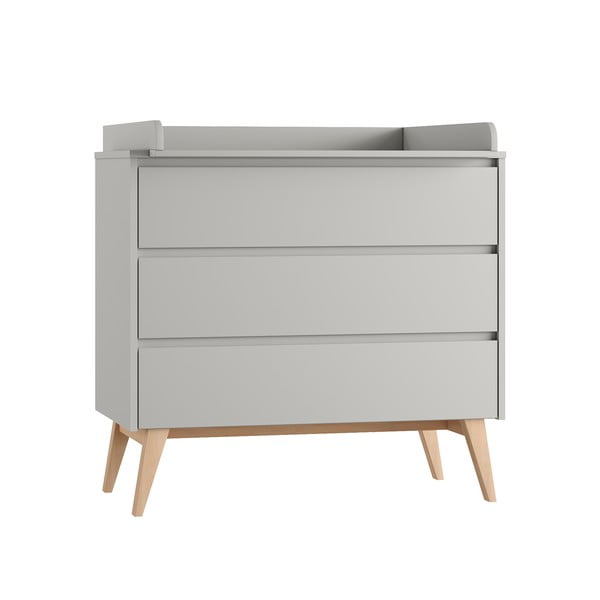 Šedá nízká dětská komoda 100x52,5 cm Swing – Pinio-image-2