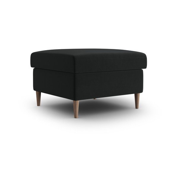 Černá sametová podnožka Kyoto – Cosmopolitan Design-image-1