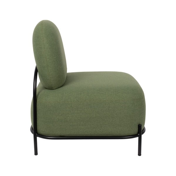 Zelené křeslo White Label Polly-image-3