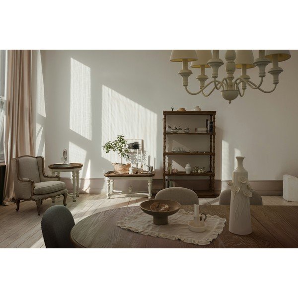Béžové lněné křeslo Catherine – Bizzotto-image-4