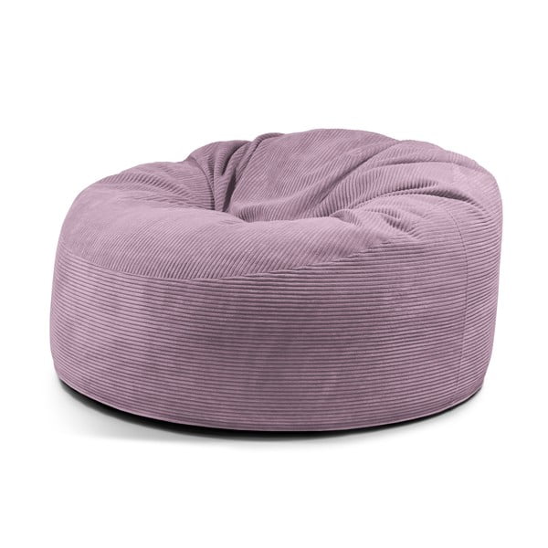 Fialový manšestrový sedací vak Om 135 – SLOWDOWN