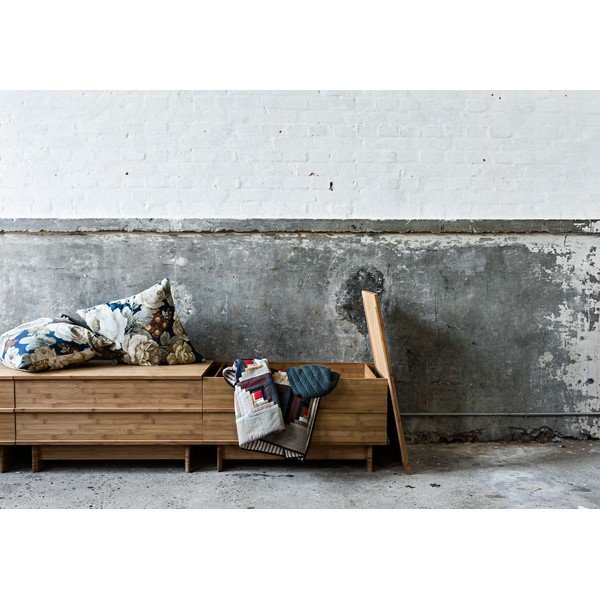 Lavice z bambusu Moso s úložným prostorem We Do Wood Correlations-image-1