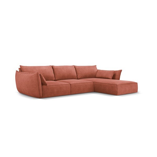 Červená rohová pohovka (pravý roh) Vanda – Mazzini Sofas-image-2