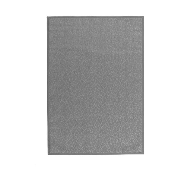 Světle šedý koberec z PVC 140x200 cm Geo Silver – Casa Selección