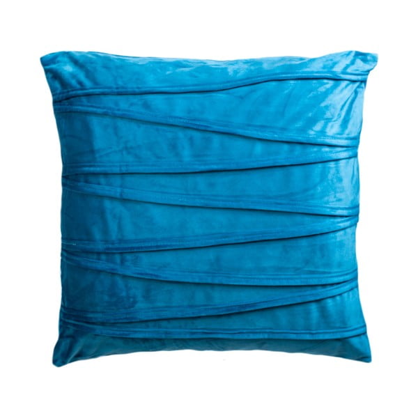 Modrý dekorativní polštář JAHU collections Ella, 45 x 45 cm