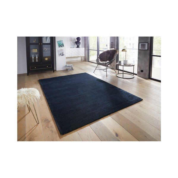 Tmavě modrý koberec Elle Decoration Glow Loos, 160 x 230 cm-image-2