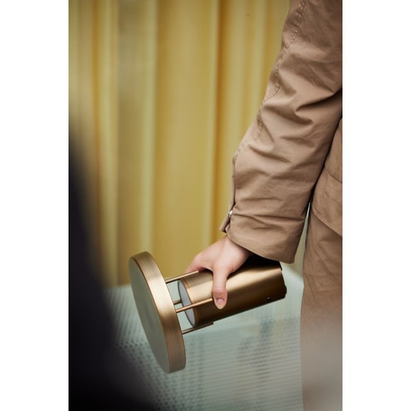 LED stmívatelná stolní lampa v bronzové barvě (výška 20 cm) BringMe – Hübsch-image-3