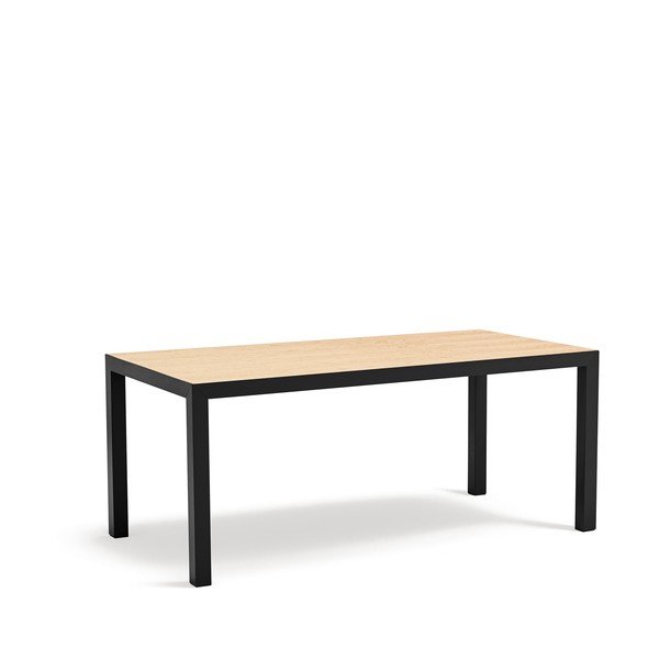 Jídelní stůl s deskou z dubového dřeva 75x180 cm Alma – Teulat-image-2